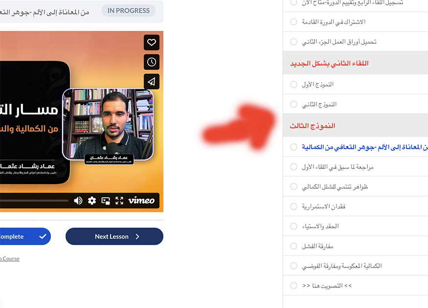 النموذج الثالث